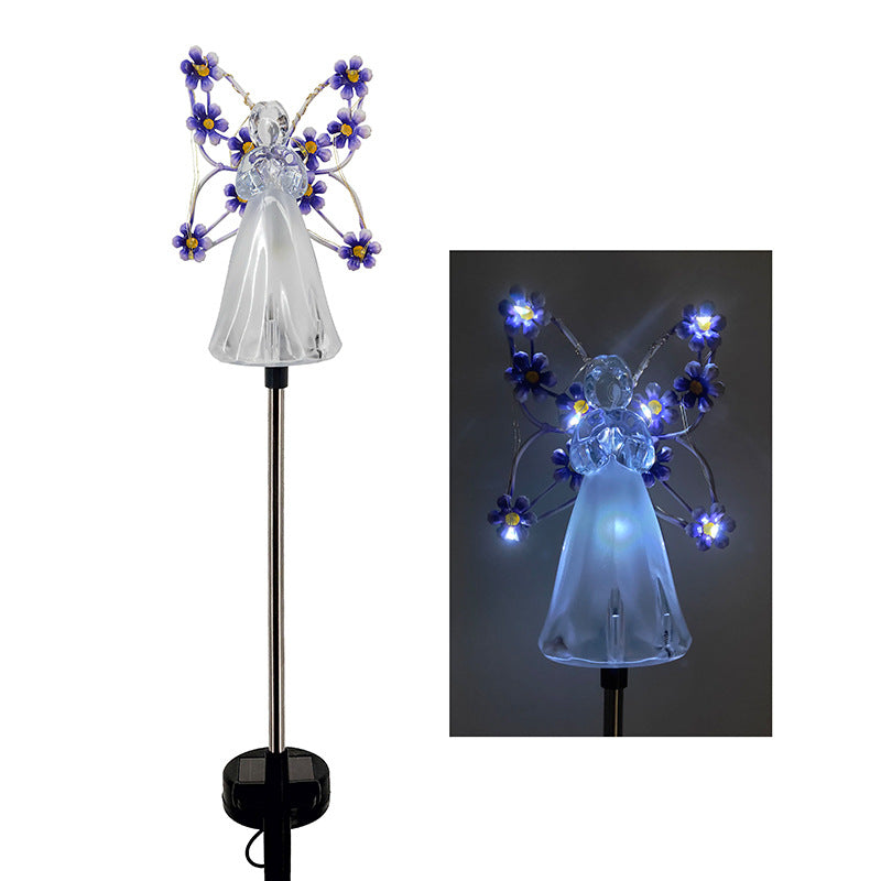 Solar-Powered Angel LED Garden Light – Decorative Outdoor Lighting for Garden and Grave