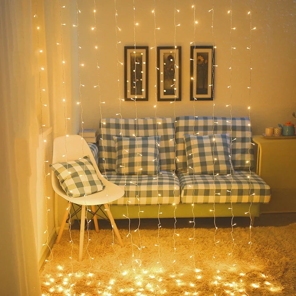 LED Curtain Lights for Outdoors – Waterproof Fairy Lights for Garden, Balcony and Terrace