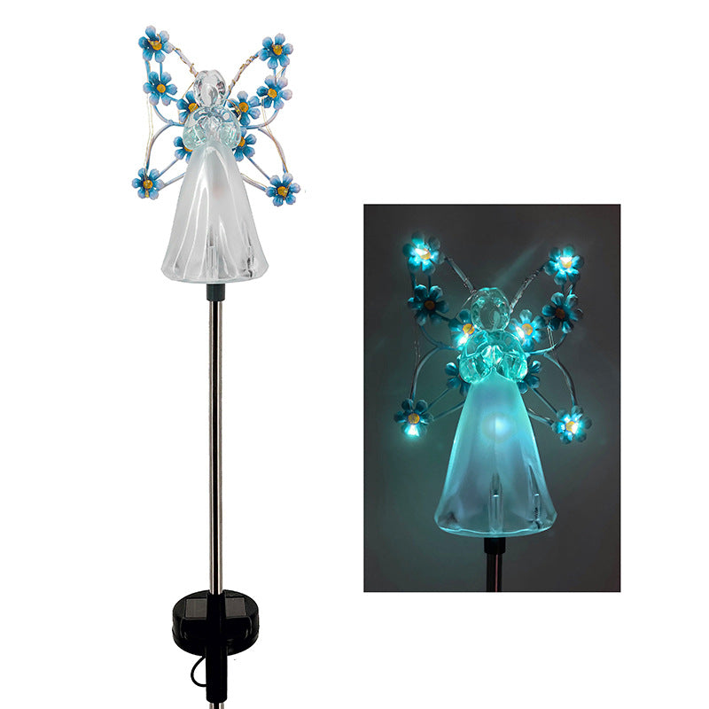 Solar-Powered Angel LED Garden Light – Decorative Outdoor Lighting for Garden and Grave