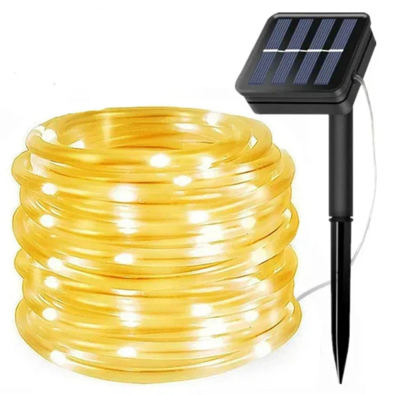 Solar LED String Lights for Outdoor and Indoor Decoration - Energy-Saving Lights, Ideal for Gardens, Christmas, and Parties