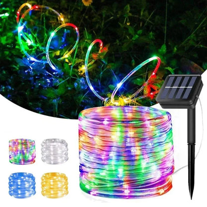 Solar LED String Lights for Outdoor and Indoor Decoration - Energy-Saving Lights, Ideal for Gardens, Christmas, and Parties