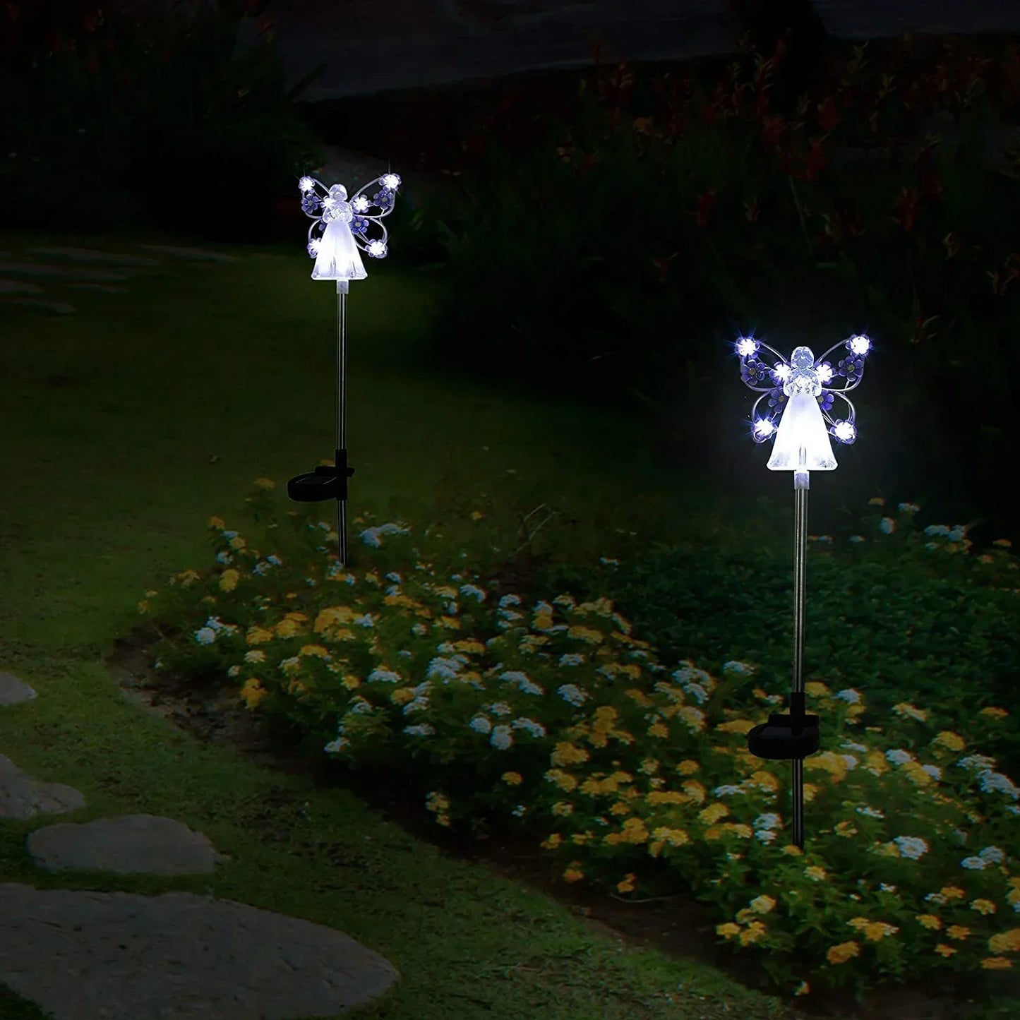 Solar-Powered Angel LED Garden Light – Decorative Outdoor Lighting for Garden and Grave