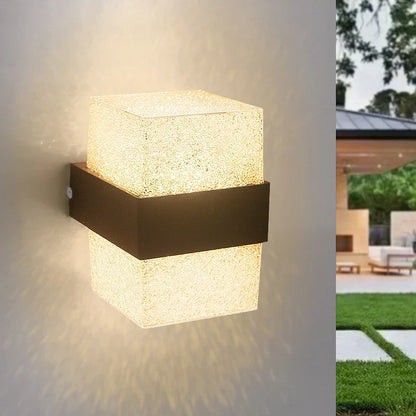 LED Outdoor Wall Light for Garden, Modern Outdoor Wall Light, Weatherproof Outdoor Lamp with Motion Sensor