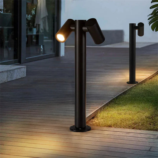 Double LED Post Light for Garden and Driveway – Weatherproof, Energy Efficient & Modern Design