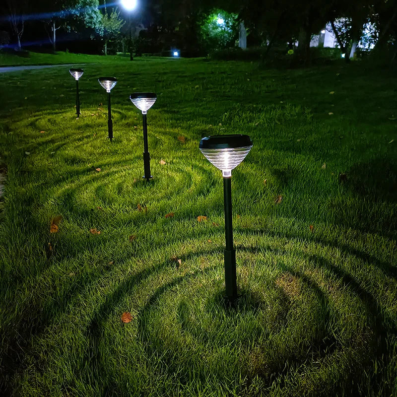 Colourful Solar LED Path Lights for the Garden - Waterproof Outdoor Lighting, Energy-Saving, Ideal for Paths and Lawns