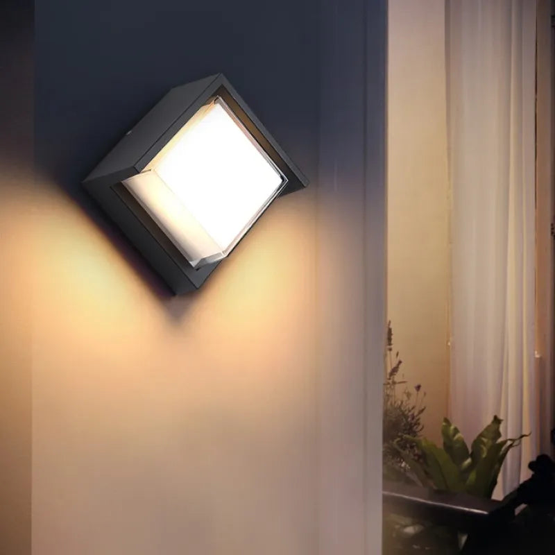 Modern Outdoor Wall Light for Garden and Terrace