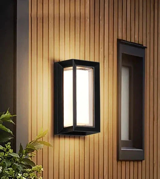 Modern Wall Light for Outdoors – Weatherproof LED Outdoor Lamp for Terrace & Garden