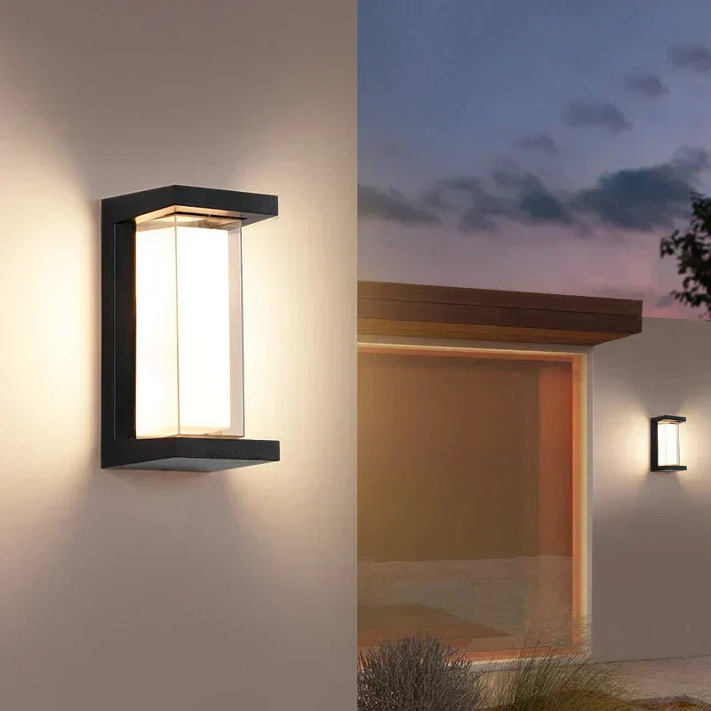 Modern Outdoor Wall Light for Garden and Terrace