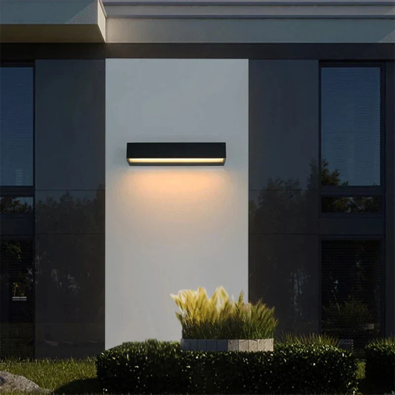 Modern LED Wall Light for Outdoor Use - Weatherproof, Energy-Saving, Ideal for Garden and Terrace