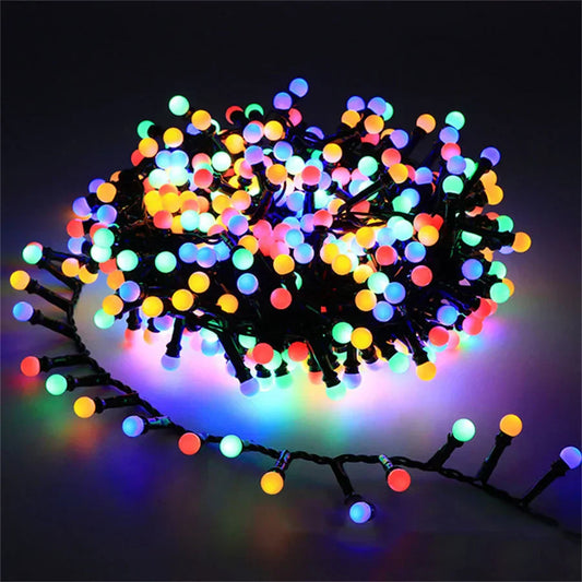 Waterproof LED String Lights for Outdoors – Coloured Christmas and Garden Lighting