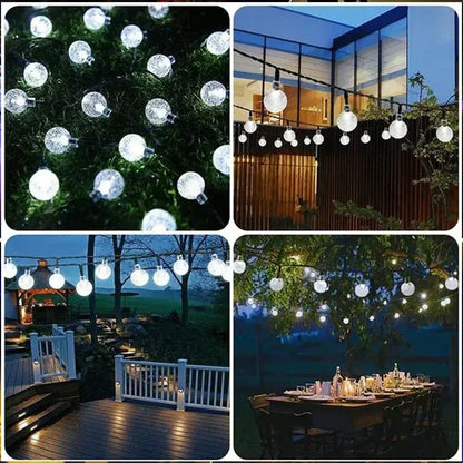 Colourful Solar Fairy Lights for Outdoors – Waterproof, LED Decoration for Garden and Balcony