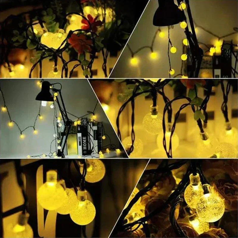 Colourful Solar Fairy Lights for Outdoors – Waterproof, LED Decoration for Garden and Balcony