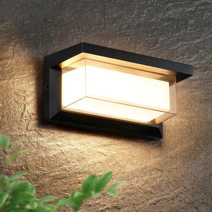 Modern Wall Light for Outdoors – Weatherproof LED Outdoor Lamp for Terrace & Garden